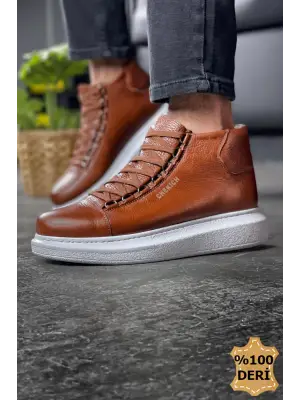 Modern Deri Erkek Bot