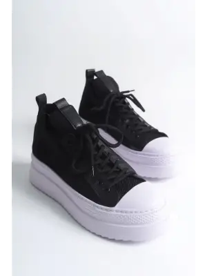 CH2601 - Triko Erkek Ayakkabı SIYAH