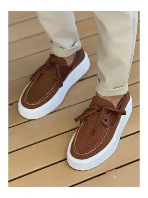 CH2602 - Triko Erkek Ayakkabı KAHVE