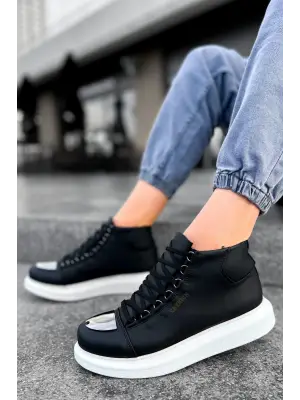 Omarı Siyah Roma Stili Erkek Bot