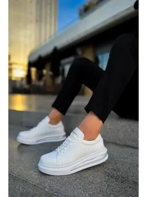 Yenilikçi Beyaz Erkek Ayakkabı