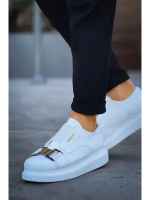 Omarı Elegan ve Şık Beyaz Erkek Ayakkabı