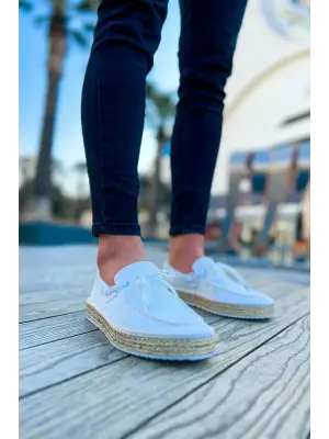 CH311 - Espadril Erkek Ayakkabı BEYAZ