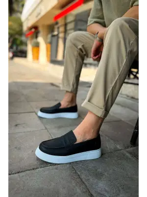 Omarı Siyah Klasik Erkek Ayakkabı