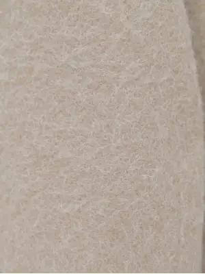 Omarı Astarlı Çift Cep Detaylı Bej Buklet Kaban