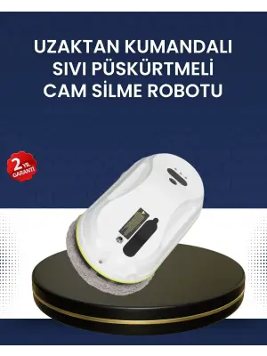 Çift Diskli Güvenli Otomatik Cam Silme Robotu