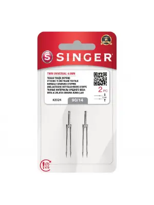 Omarı Çift İğne 4mm 2li Blister Paketinde