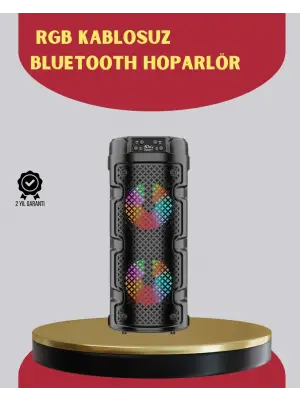 Çift Sürücülü Taşınabilir Kablosuz Hoparlör
