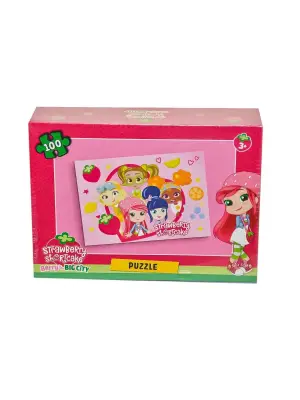 Omarı Çilek Kız Parça Puzzle - Eğlenceli ve Renkli Oyuncak