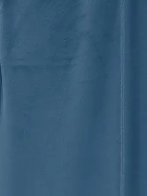 Çımalı Beli Lastikli Kadife Pantolon -Mavi