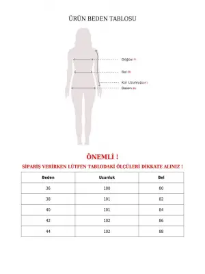 Çımalı Beli Lastikli Kadife Pantolon -Pudra