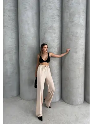 Modern Keten Pantolon