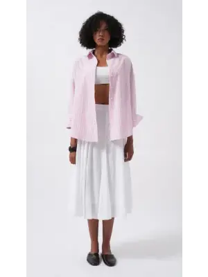 Omarı Çizgili Basic Gömlek - Şıklıkta Sadeliğin Anahtarı