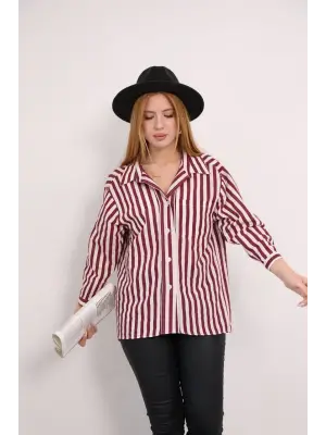 Şık Çizgili Gömlek