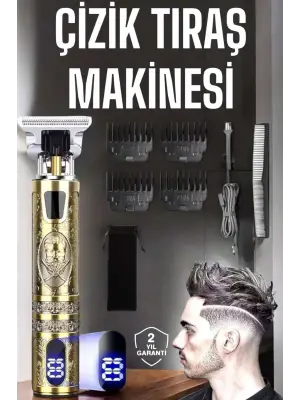 Çizik Tıraş Makinesi Şarjlı Paslanmaz Çelik Bıçaklı Uzun Ömürlü