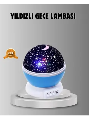 Çocuk Gece Lambası 6 Modlu Renkli Led Enerji Tasarruflu Masal Işığı