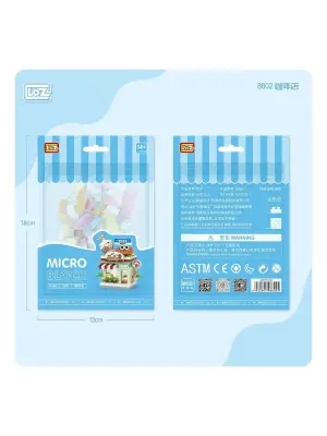 Omarı Renkli Yapı Blokları Mini Poşet Seti - Çocuk Oyuncakları