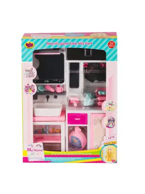 Omarı Çocuklar İçin Lavabo ve Ütü Oyun Seti