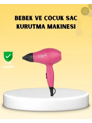 Çocuklara Özel Mini Fön Makinesi – 500/1000w Güç – Düşük Gürültü
