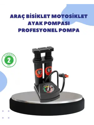 Çok Amaçlı Ayaklı Lastik Pompası Yüksek Hassasiyetli