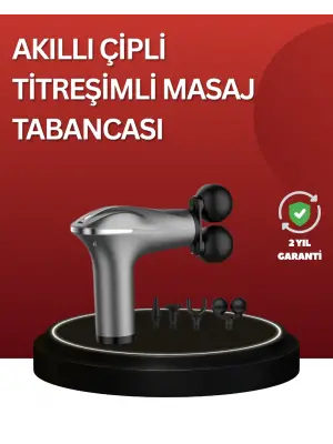 Çok Fonksiyonlu 4 Başlıklı Şarjlı Masaj Aleti Kas Ağrısı Rahatlatıcı