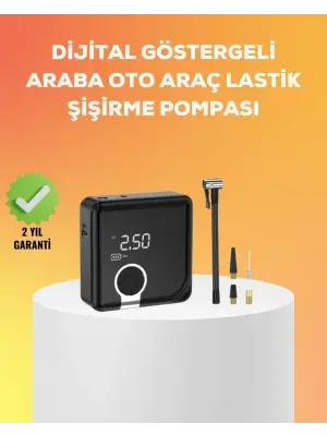 Çok Fonksiyonlu Akıllı Lastik Şişirme Cihazı