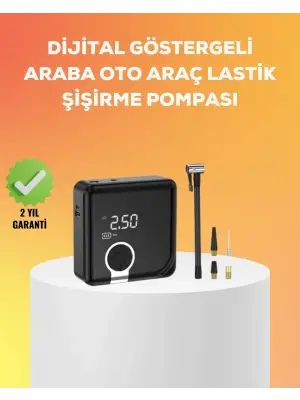 Çok Fonksiyonlu Akıllı Lastik Şişirme Cihazı