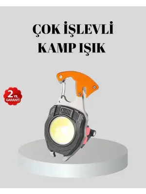 Çok Fonksiyonlu Anahtarlık Fener – Güçlü Led Işıklı, Şarjlı, Düdüklü Ve Tornavidalı Mini El Feneri