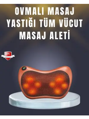 Çok Fonksiyonlu Boyun Bel Sırt Masaj Yastığı Araç İçi Uyumlu