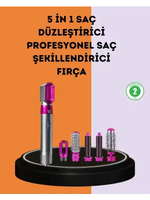 Çok Fonksiyonlu Saç Kurutma Ve Şekillendirme Makinesi 5 Başlık