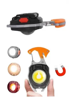 Çok İşlevli Acil Durum Işığı Usb Şarjlı Cep Feneri 7 Farklı Mod