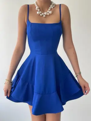 Common İp Askılı Elbise