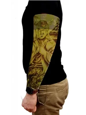 Çorap Dövme Giyilebilir Kol Bacak Dövmesi Likralı 2 Adet Model 4