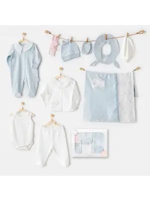 Cuddly Bunny Bear 10lu Hastane Çıkışı Pink Blue