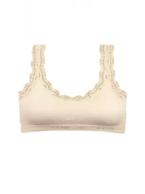 Omarı Elegan Dantel İşlemeli Kadın Büstiyeri