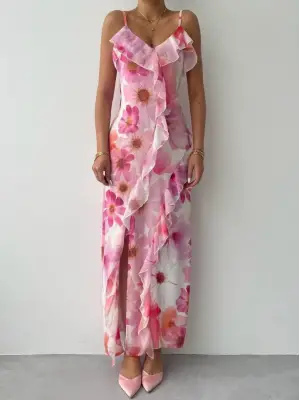 DASE İP ASKILI ELBİSE