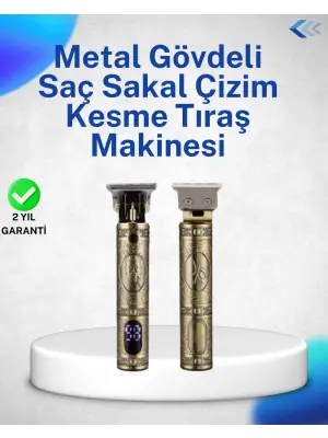 Dayanıklı Çelik Kafa Ve Güçlü Motorlu Saç Sakal Makinesi