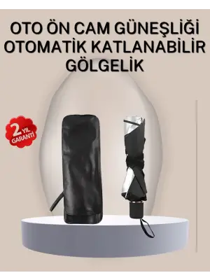 Dayanıklı Upe Alaşımlı Şemsiye Tipi Araç Güneşliği - Kolay Katlanır