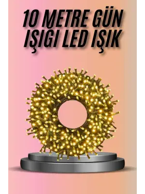Dekoratif Aydınlatma Ampüllü 10 Metre Gün Işığı Şerit Led