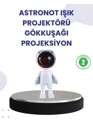 Dekoratif Gün Batımı Işığı – Astronot Figürlü