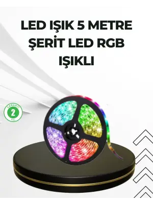 Dekoratif Kumandalı Şerit Led 5 Metre