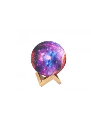 Omarı Renkli Dekoratif Yerküre 15 Cm - Pilli