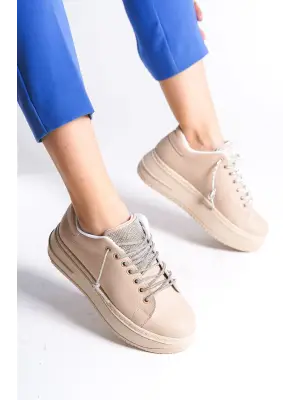 Modern Taşlı Bayan Spor Ayakkabı