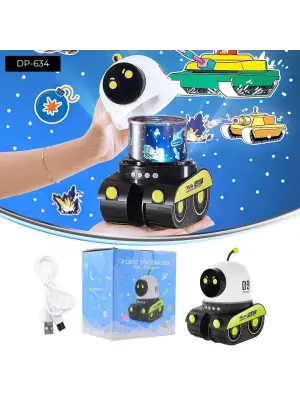 Dempower Robot Şeklinde Projektör Lamba