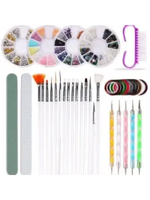 Omarı Deniz Temalı Profesyonel Tırnak Sanatı Seti