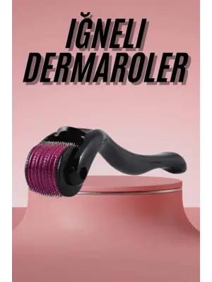 Derma Roller Titanyum Uçlu 540 İğneli 1 Mm Saç Sakal Çıkarma Ve Cilt Bakım Masaj Aleti