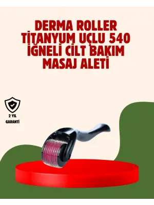 Dermaroller 1 Mm Akne İzleri Ve Çatlak Giderici Cilt Bakım Aleti