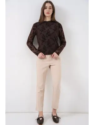 Çarpıcı Uzun Kol Bluz