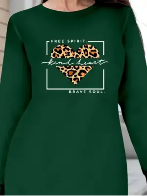 Omarı Desenli Viskon Uzun Kollu Bluz