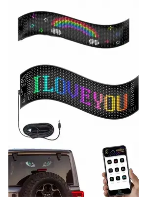 Digital Araba Yazısı Ekran Matrix En Büyük Boy Matrix Led Panel 19*96 Pıxel